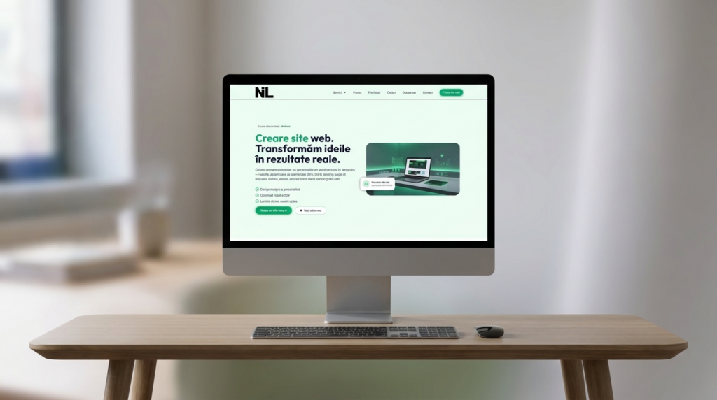 Website creare-siteuri.md realizat de NIL4WEB