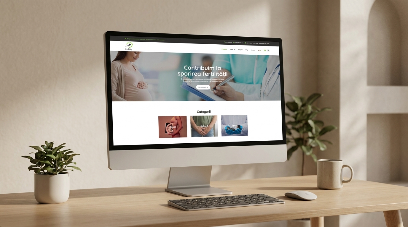 Magazin online Fertility realizat de NIL4WEB