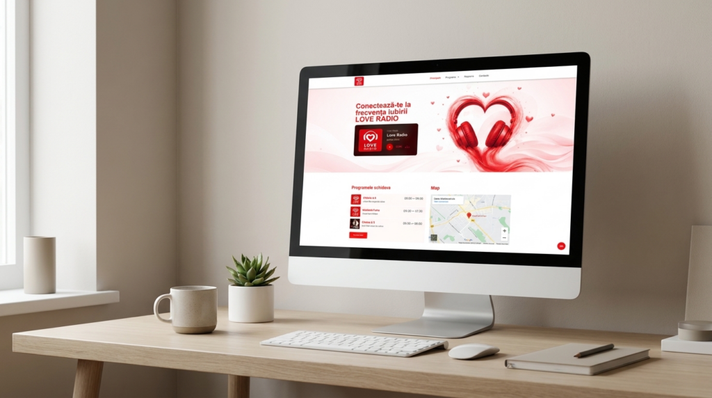 Website Love Radio Moldova realizat de NIL4WEB