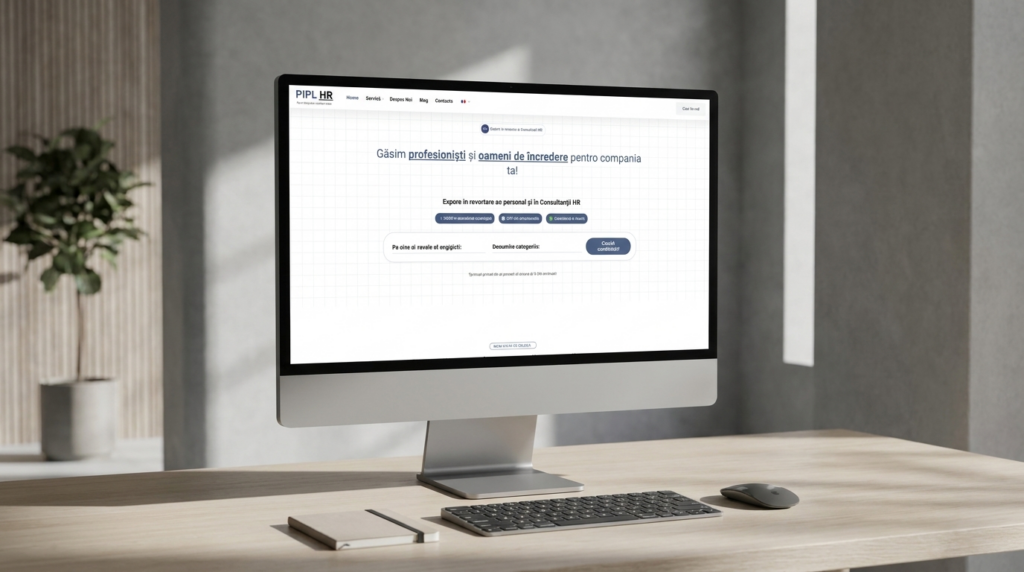 Website PIPL HR realizat de NIL4WEB