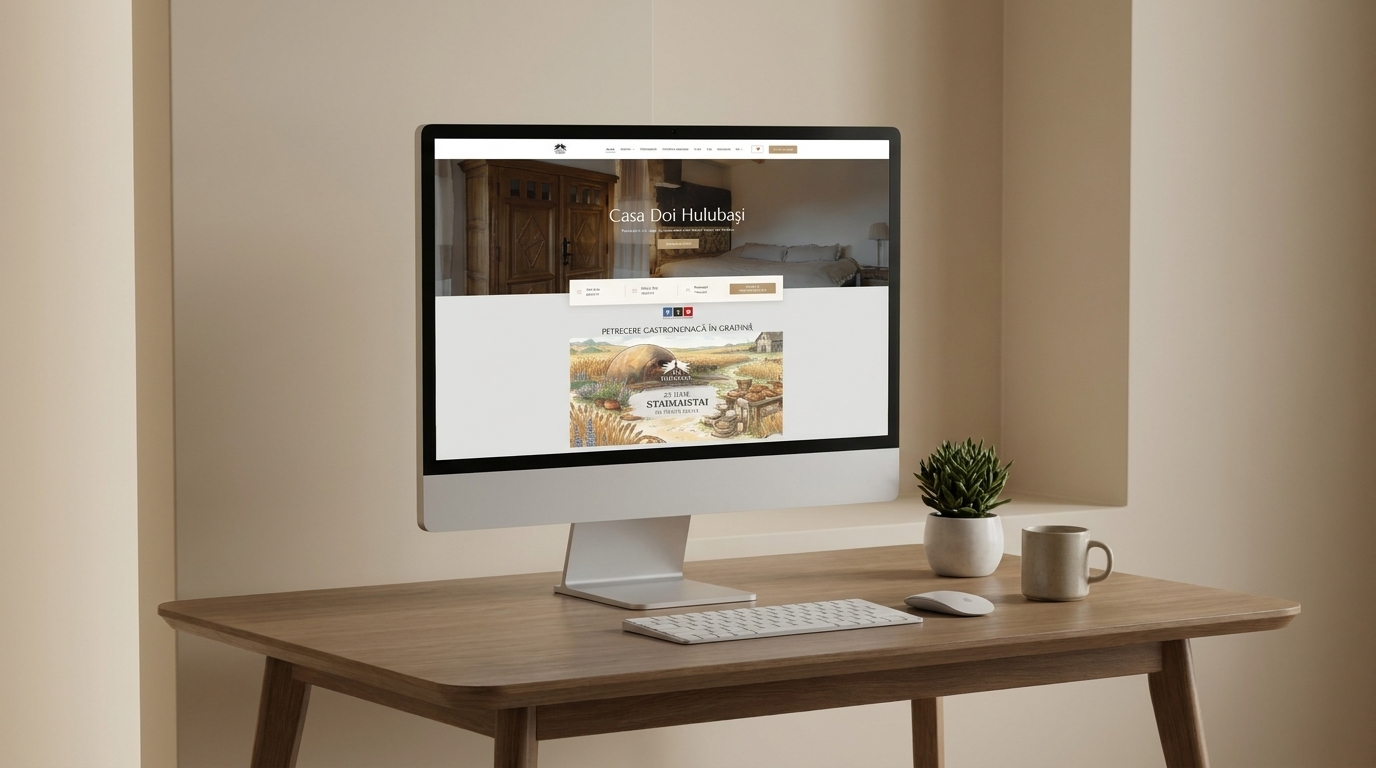Website Two Doves House casă de vacanță realizat de NIL4WEB
