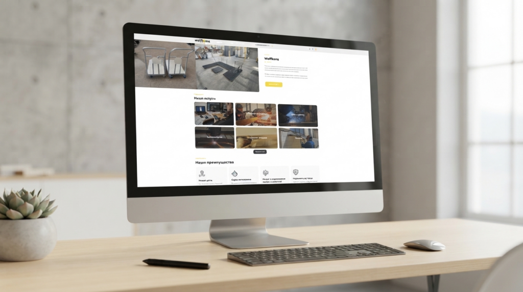 Website Wolfkons realizat de NIL4WEB