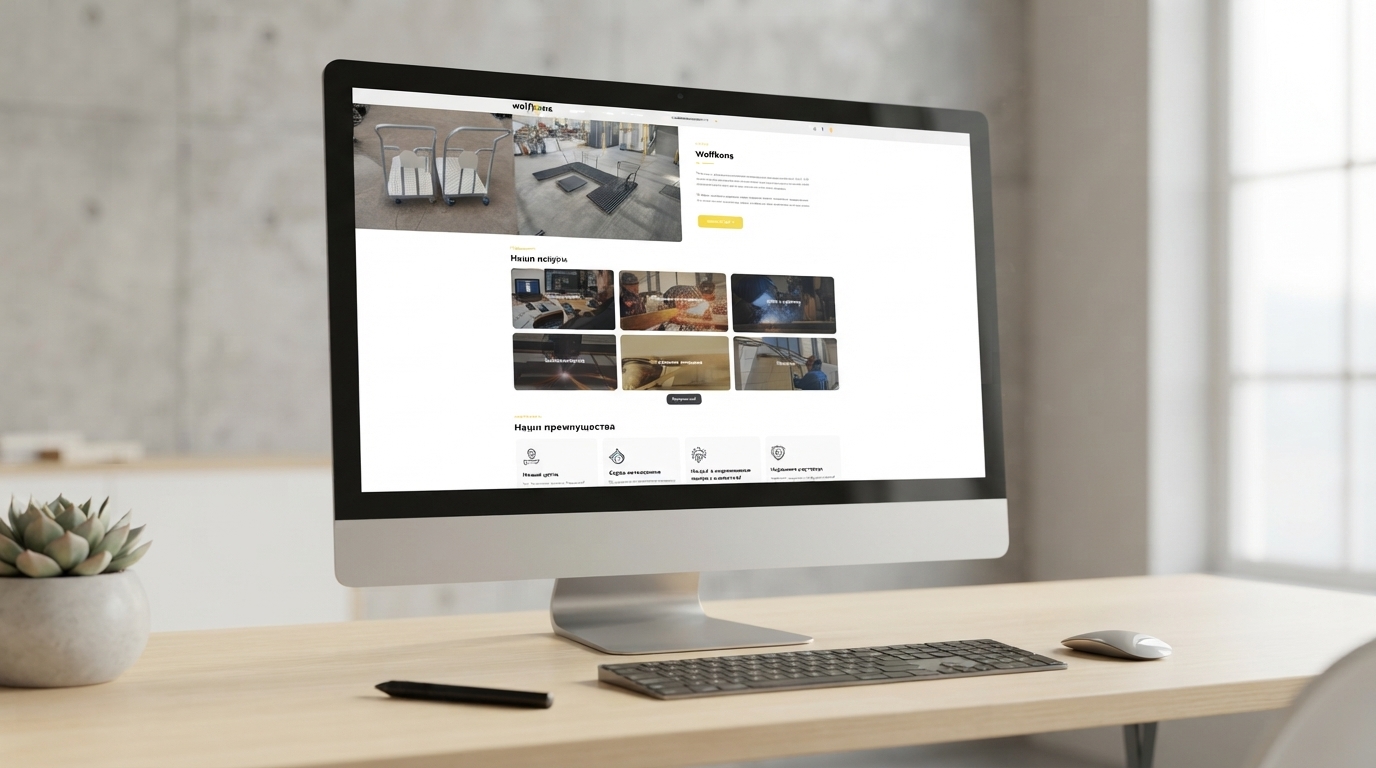 Website Wolfkons realizat de NIL4WEB